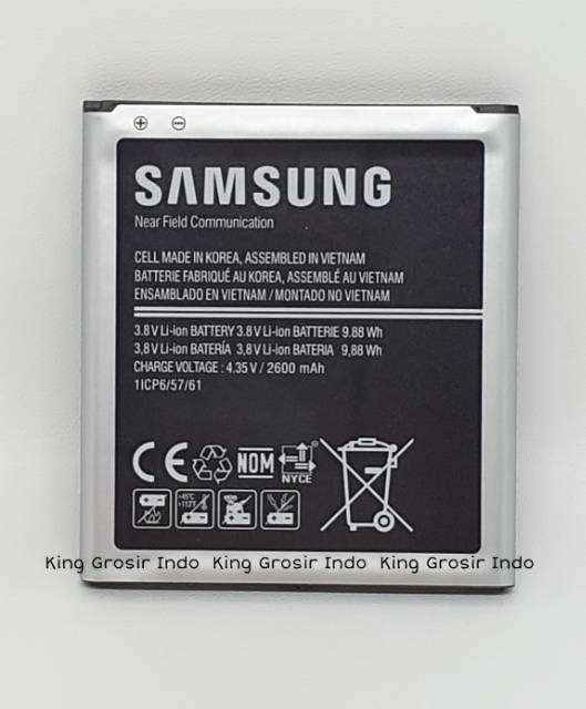 Baterai Samsung Grand Prime G530 / J2 Prime /J5 Support NFC Original 100% Battery J2 Prime