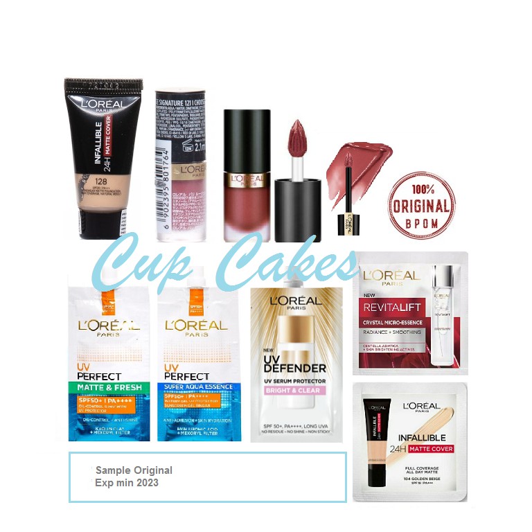 Loreal Sample UV Infallible Pro matte Foundation Rouge Revitalift crystal Essence 1.5ml 2ml 5ml 7ml