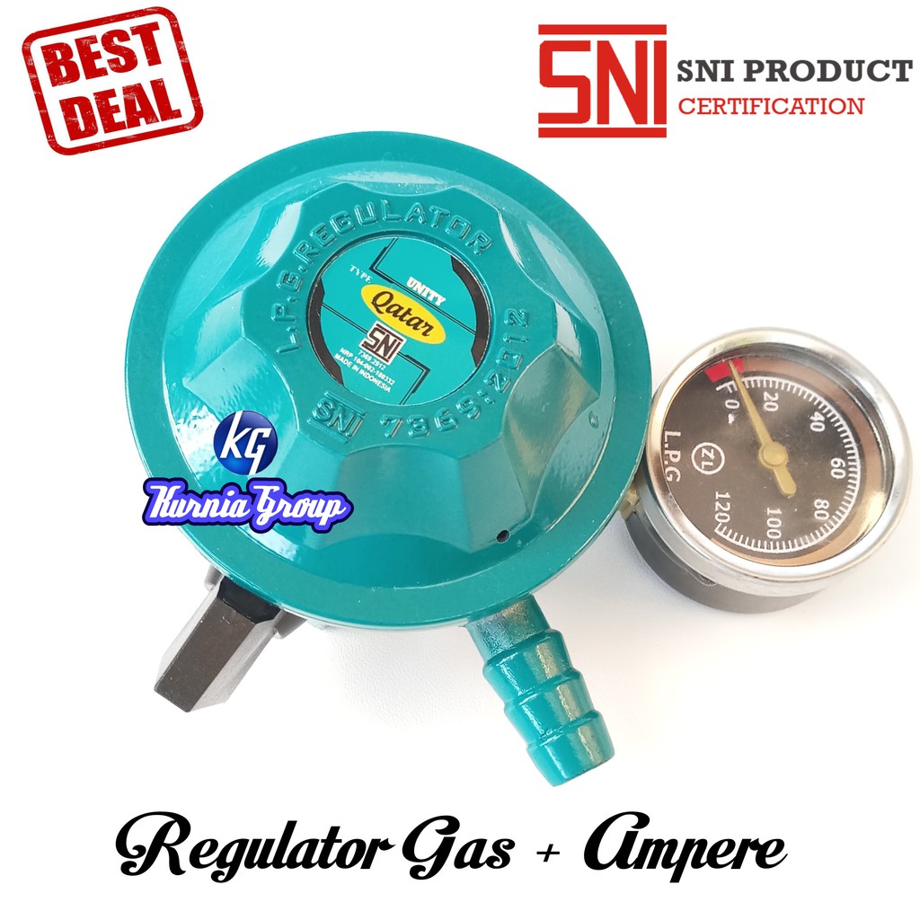 Jual KEPALA REGULATOR GAS HITPRO PLUS JARUM AMPER TABUNG LPG 3KG 5KG