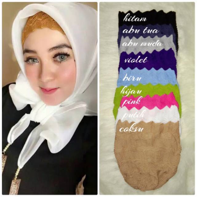 Inner Rajut Zigzag Kupluk