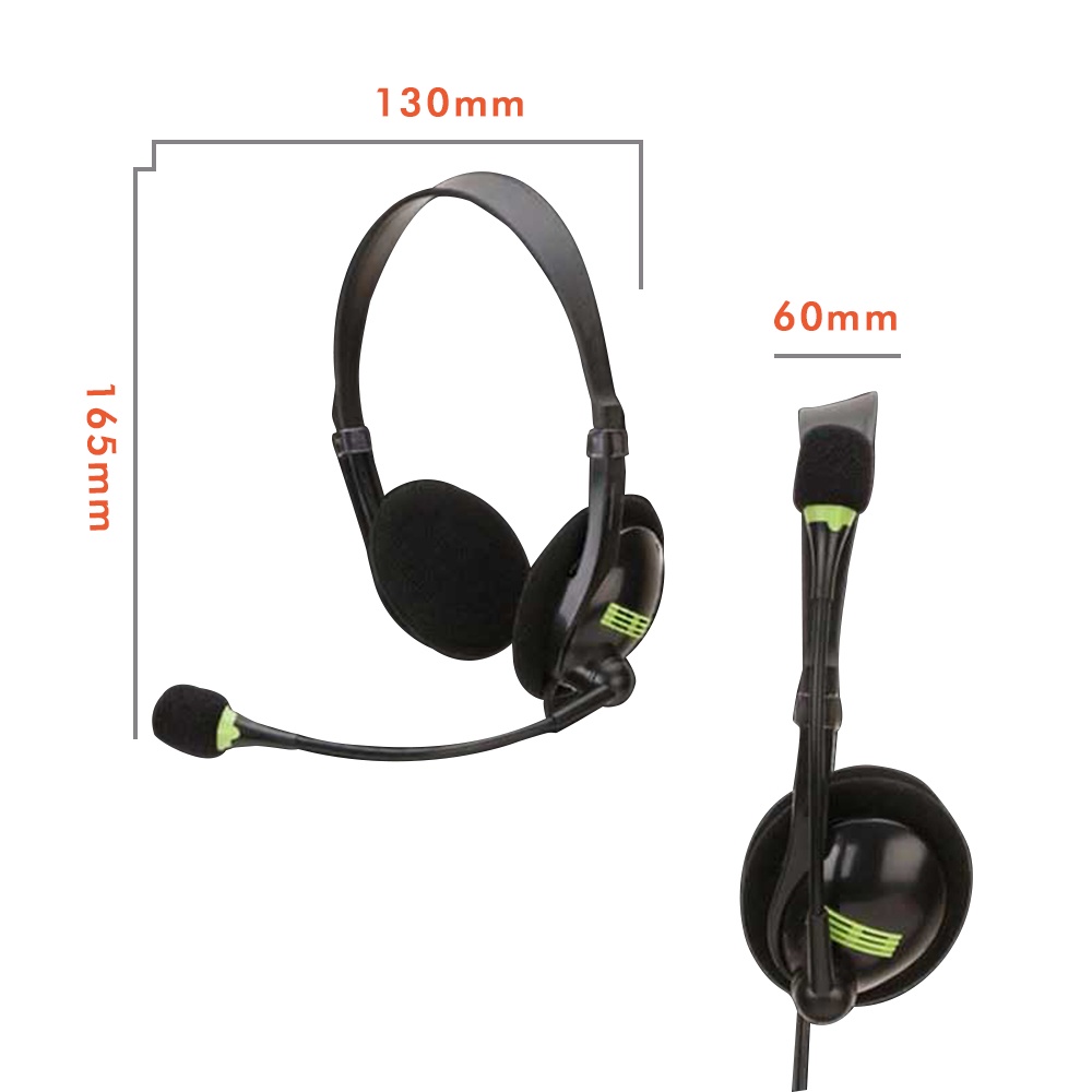 Gaming Headset Wired Headphone Bass Premium Microphone Original Murah Terbaik