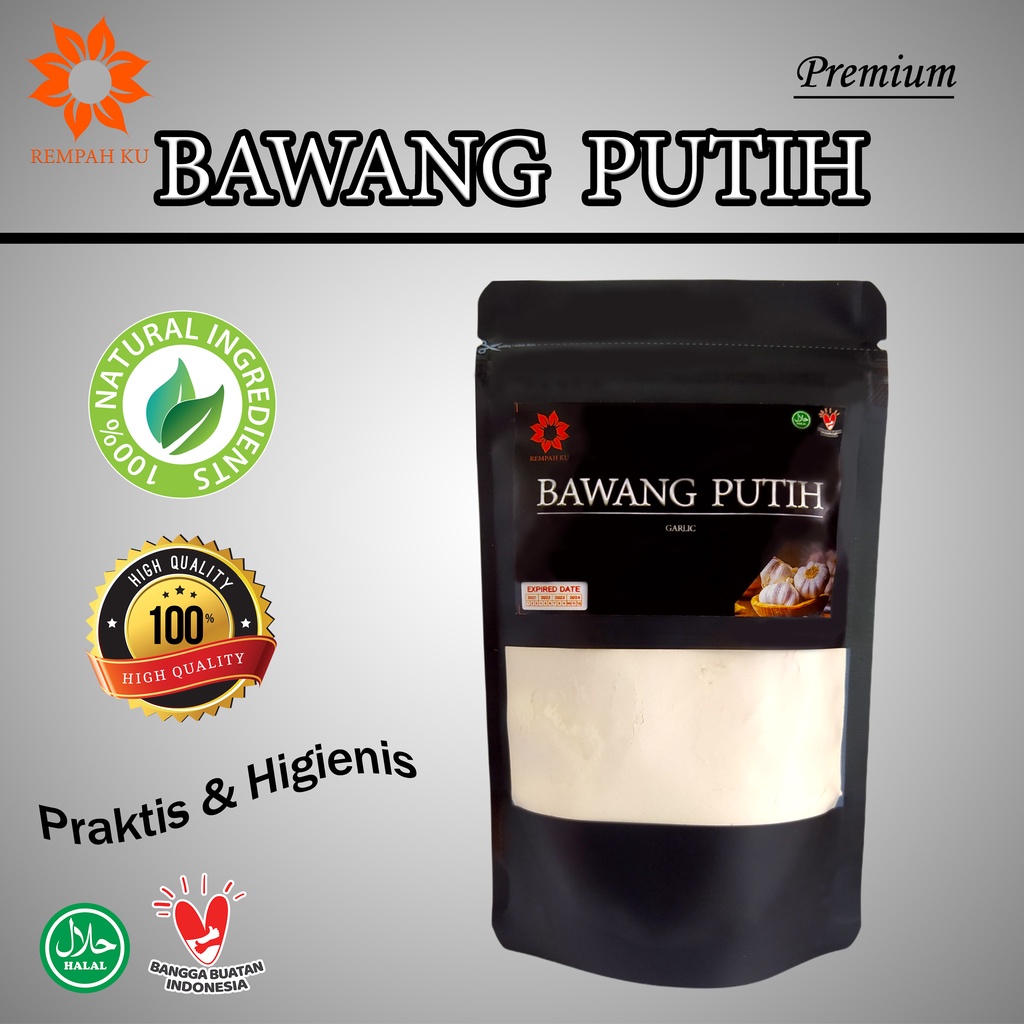 

Bawang Putih Bubuk 50gr Garlic Powder Murni