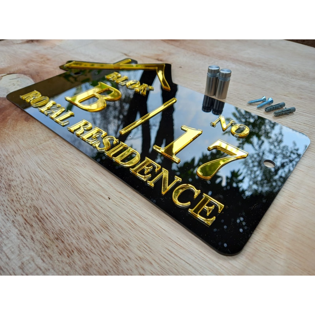 NOMOR RUMAH AKRILIK ACRYLIC PREMIUM SERIES