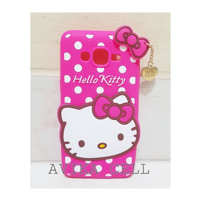 barokah case boneka 4d samsung grand prime g530 karakter silicone hello kitty