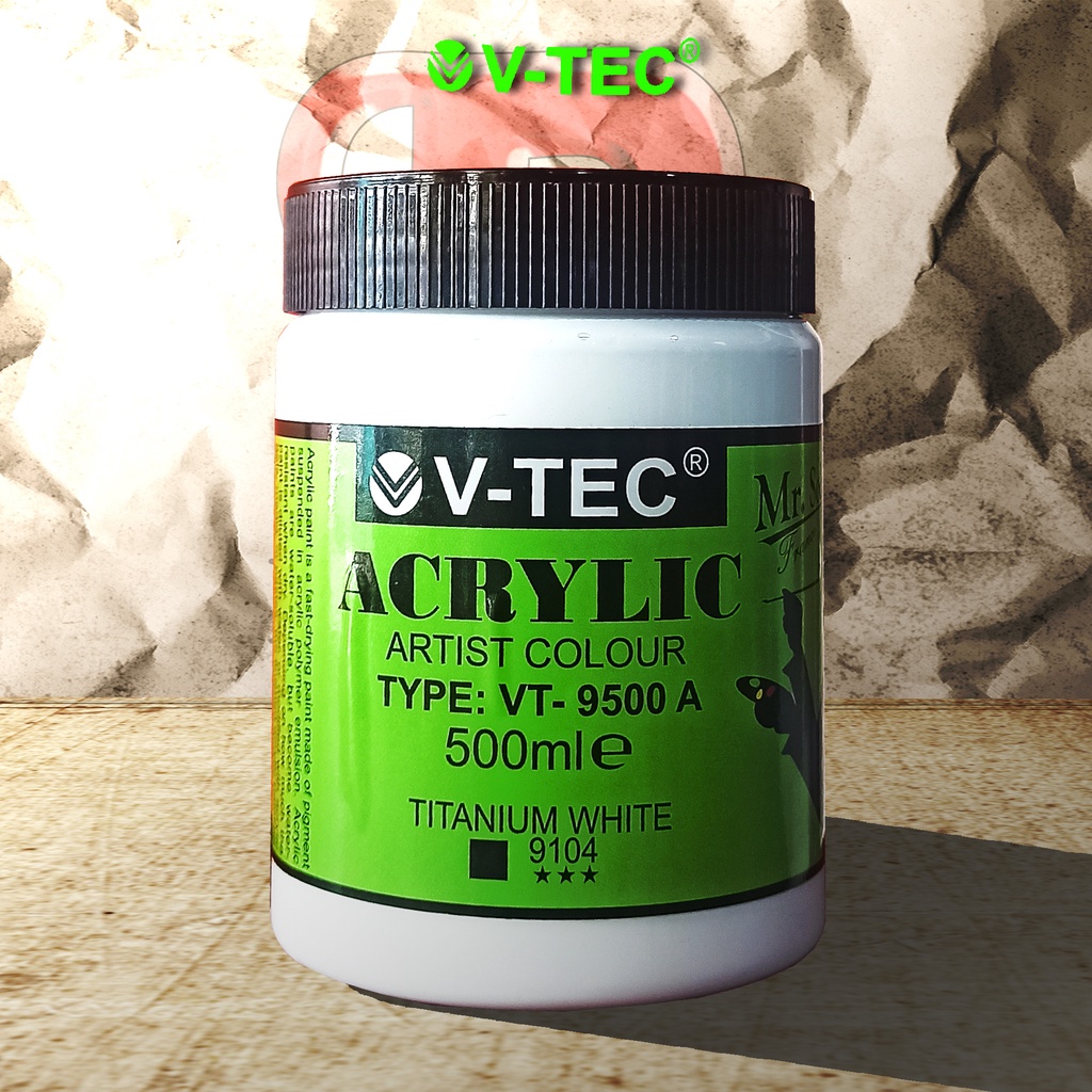 

V-Tec Acrylic Colour 500ml/Cat Akrilik/Cat Lukis