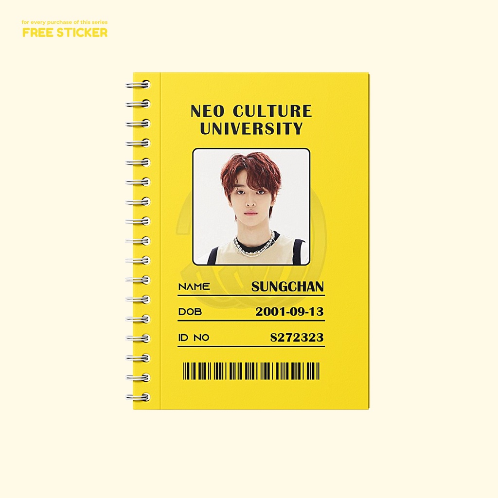 

NCT Series University 3 - Planner Notebook Journal
