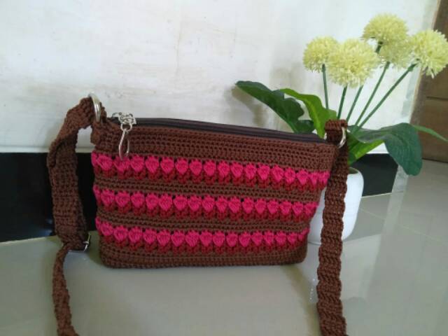 Tas Rajut Mini Sling Bag