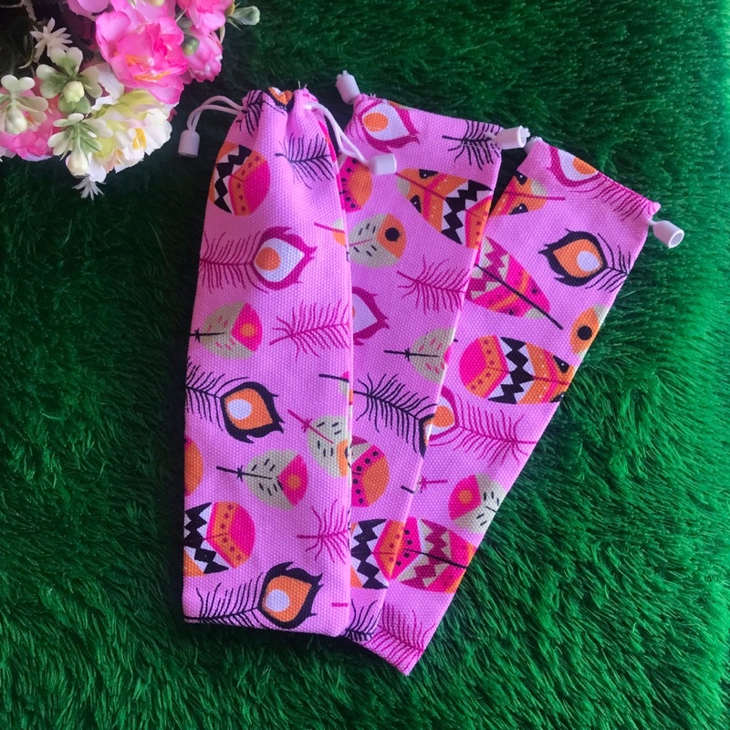 SOUVENIR POUCH SENDOK GARPU  | KANTUNG SERUT KANVAS | 7.22
