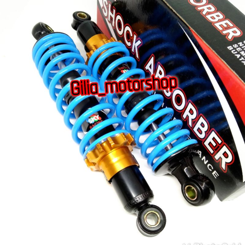 Shockbreaker Belakang Motor Bebek Model Ride It RI 811 Sky Racing Original 280mm &amp;340mm Skok Belakang Bebek Jupiter Vega Fizr Supra kharisma Blade Revo Grand