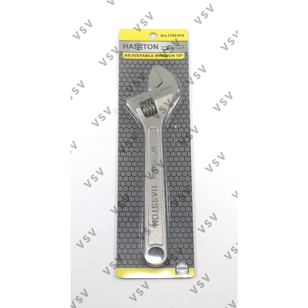 HASSTON Kunci Inggris 10&quot; 1700-010 (250mm) Adjustable Wrench 10&quot;