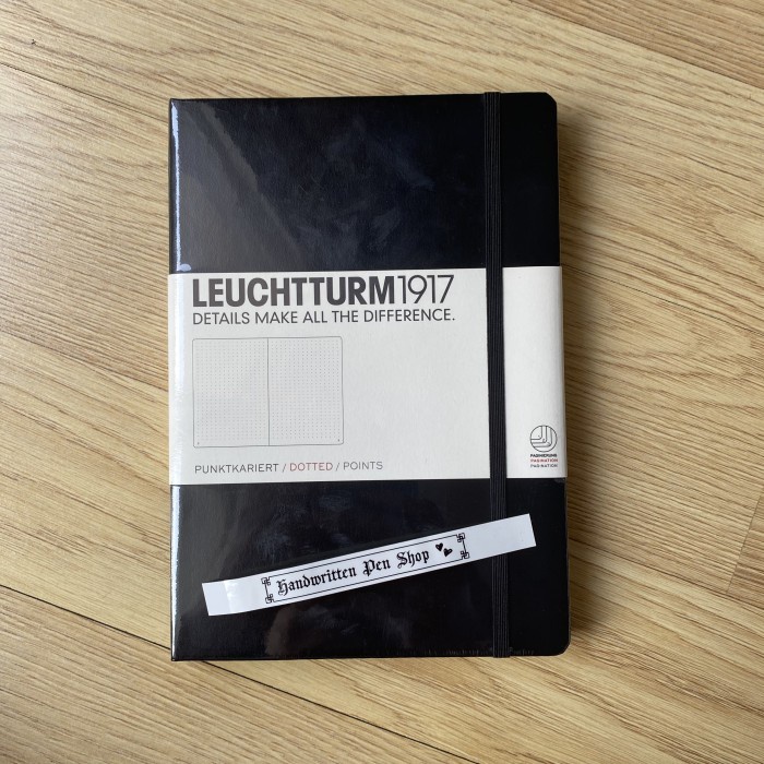 

[RESTOCK] LEUCHTTURM 1917 Notebook Medium A5 251p. Hardcover - Black, Plain