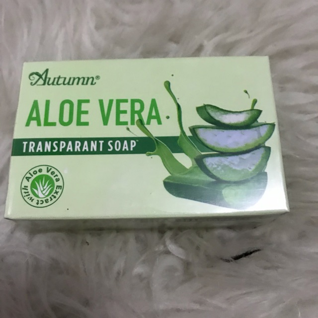 Sabun batang aloevera autumn bpom - autumn aloevera transparant soap
