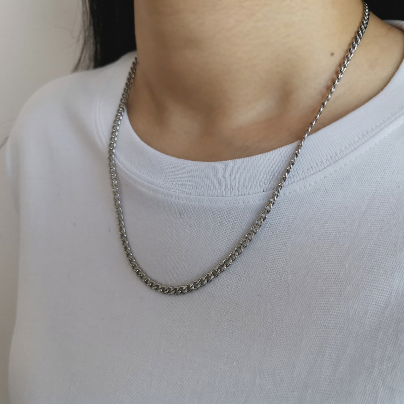 Necklace Without Pendant Retro Punk Hip Hop Bungee Simple Korea