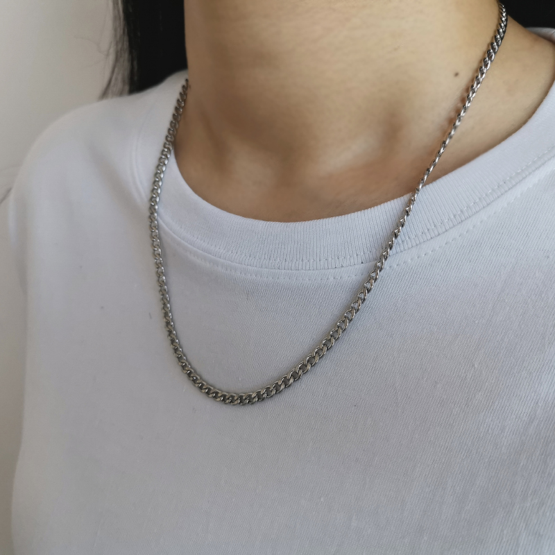 Necklace Without Pendant Retro Punk Hip Hop Bungee Simple Korea