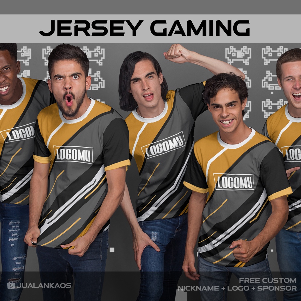 Baju Kaos Jersey Gaming ESports 871 Printing Custom