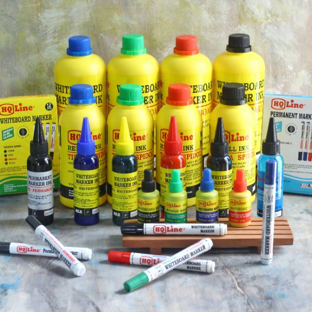 

Tinta Refill Spidol White Board HQ Line kemasan 1 liter (Bisa dihapus)