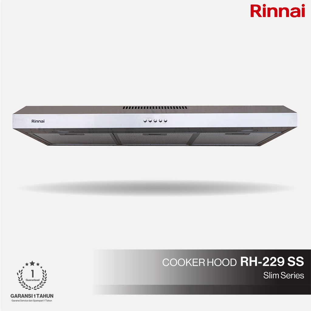 COOKER HOOD RINNAI RH 229 SS RH229SS EXHAUST KOMPOR