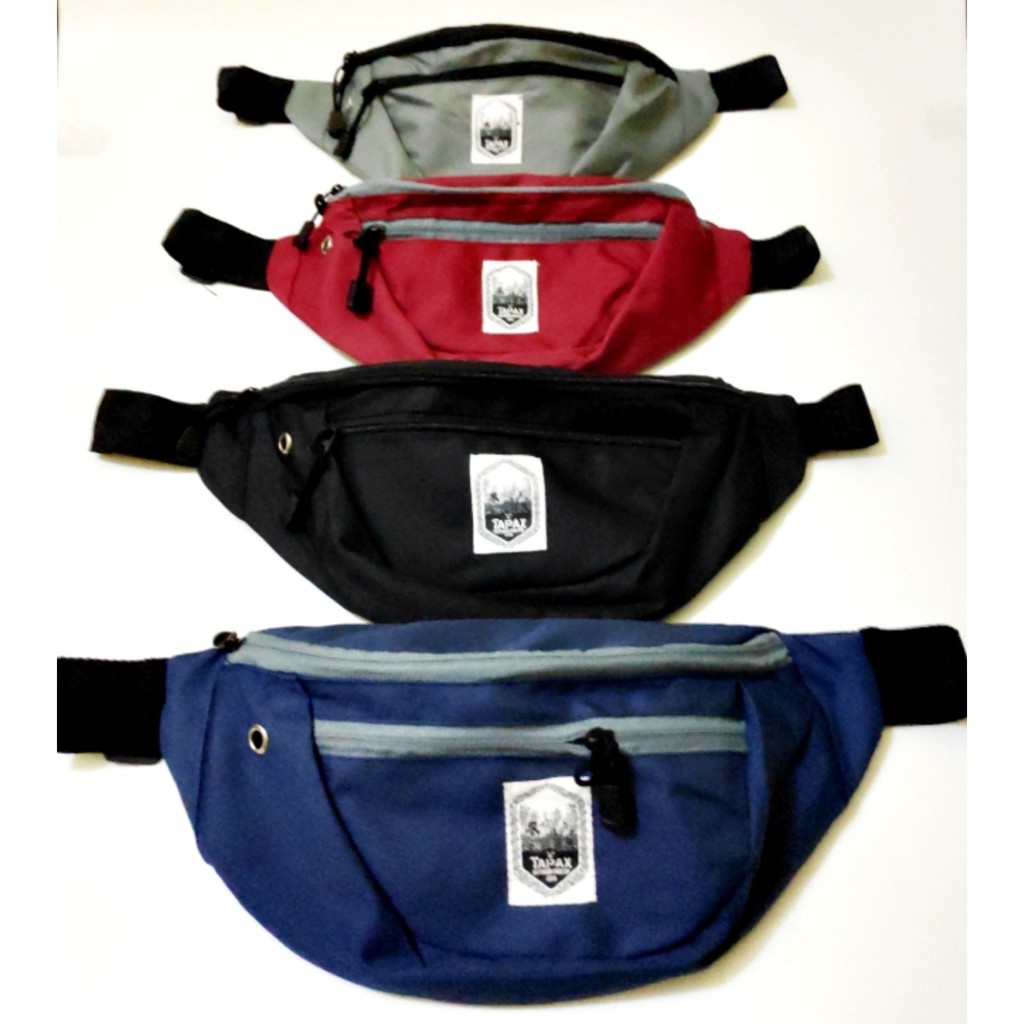 Waistbag Distro oval tapax mini tas slempang pria tas pinggang