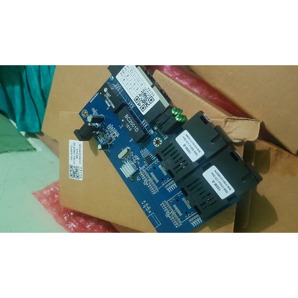 HSAirpo CM2F3E Board Only Media Converter 2 Fo 3 Eth