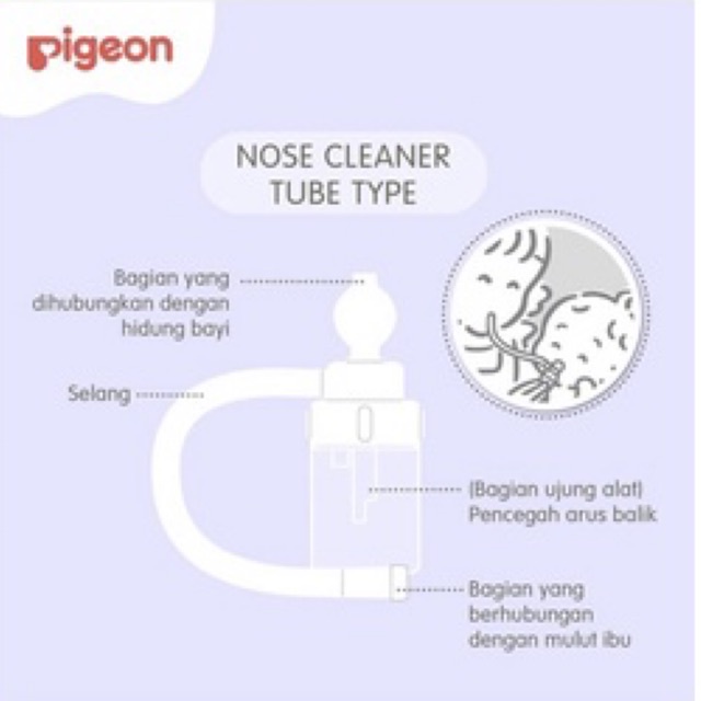 *FRAULEINCO* Pigeon Nose Cleaner [Tube Type] | Alat Sedot Pilek Bayi