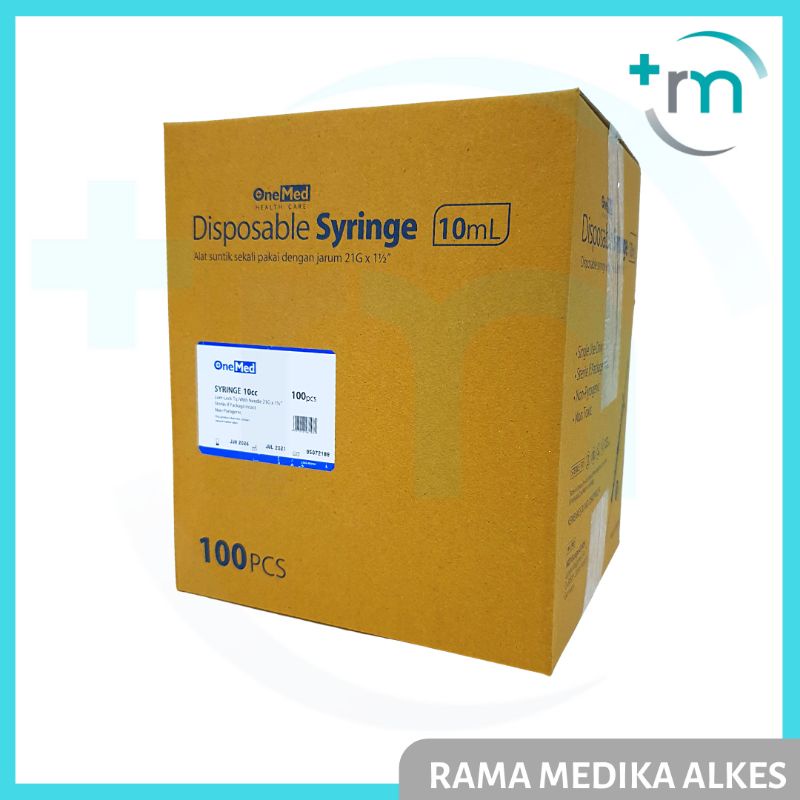 Spuit syringe 10 cc / box (1box isi 100 pcs)