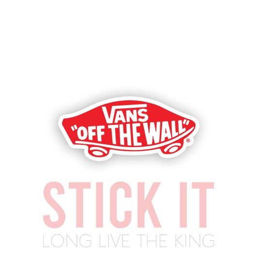 

Stiker Vans sablon setrika DTF kaos baju sticker fashion 47