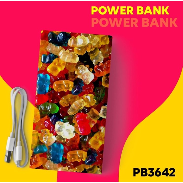 Powerbank custom merek veger  -PB3642, custom powerbank
