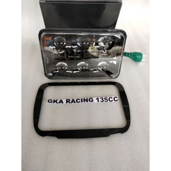 lampu daymaker rx king plus frame tinggal pasang pada lampu oval atau kotak 5T5-BUAT LAMPU OVAL