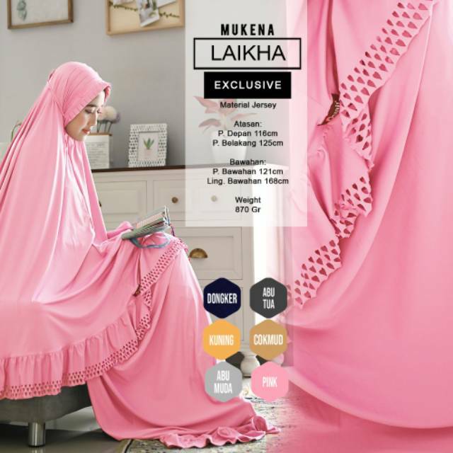Restock Laikha Mukena~Mukena Quail Hijab