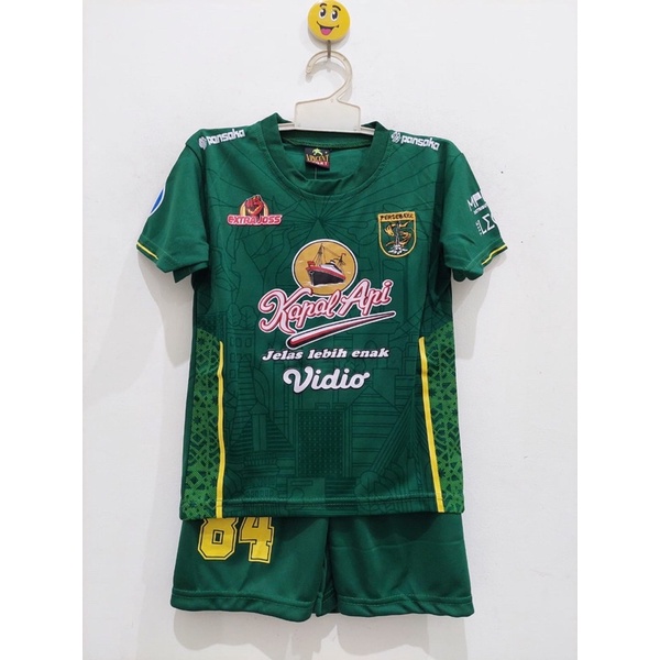 SETELAN JERSEY ANAK PERSEBAYA HOME KIDS BONCIL BONEK CILIK BEST SELLER