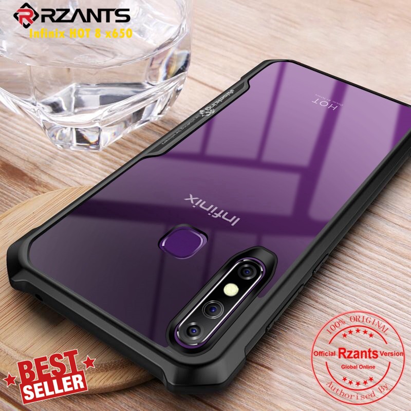 Case Infinix Hot 8 X650 Wiseking Armor Bumper Transparent