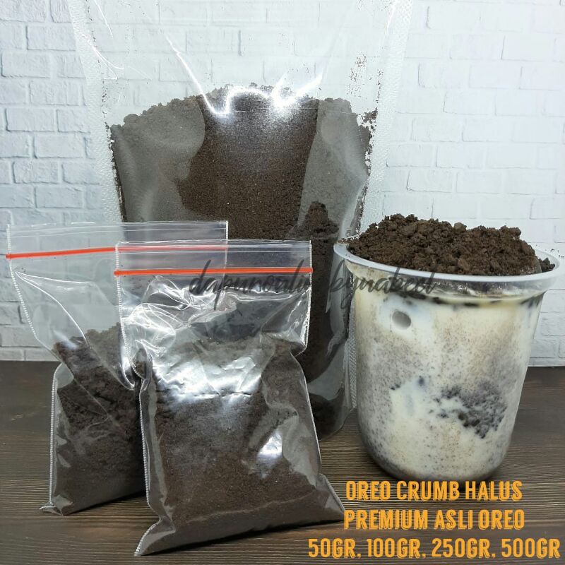 

Bubuk Oreo crumb halus premium asli oreo