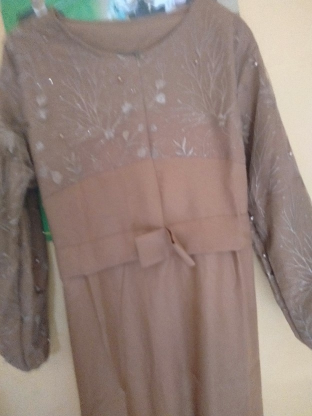 Gamis Brukat Baju Muslim Gaun Pakaian Wanita Kebaya Batik Quenby Gamis Modern