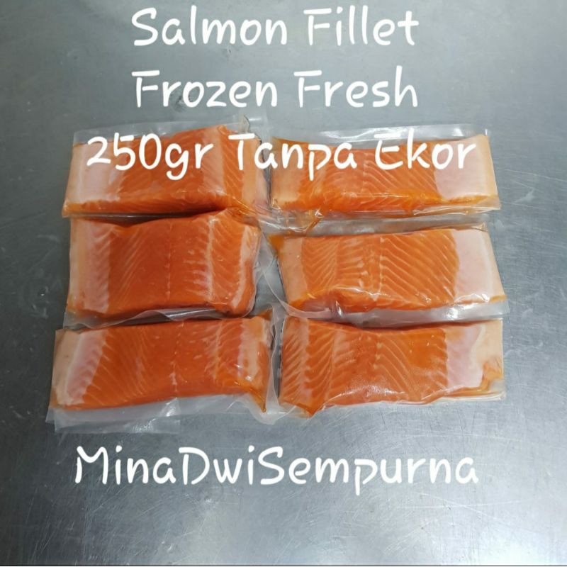 

Salmon Fillet Frozen @250gr Premium