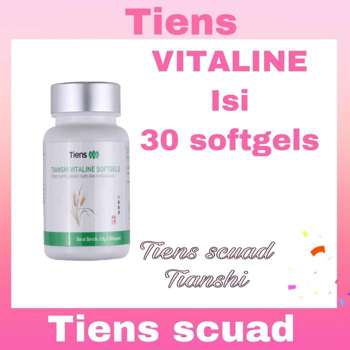 GARANSI TIENS TIANSHI VITALINE SOFTGEL ISI 30 - ASLI - VITAMIN KULIT 