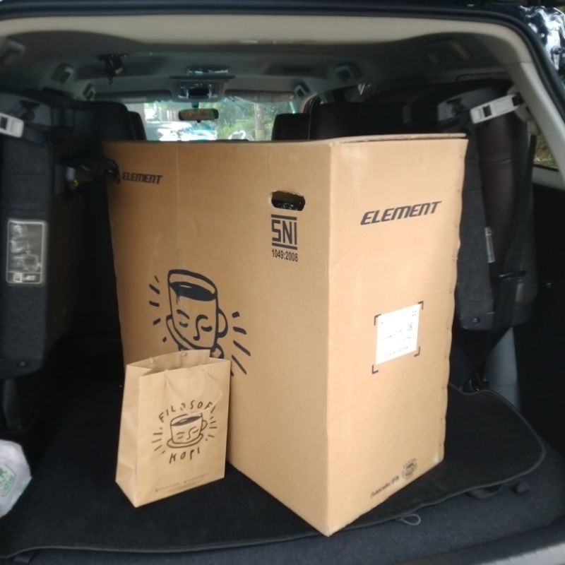 Sepeda Element Ecosmo 10 Black - Filosofi kopi