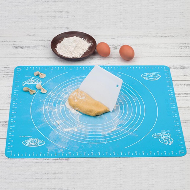 Silicone Mat Cookie Pad Silikon Alas Dough Adonan Roti