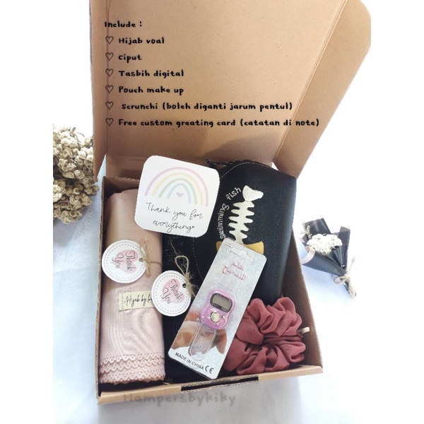 

Hampers wedding/ultah/congrats/souvenir