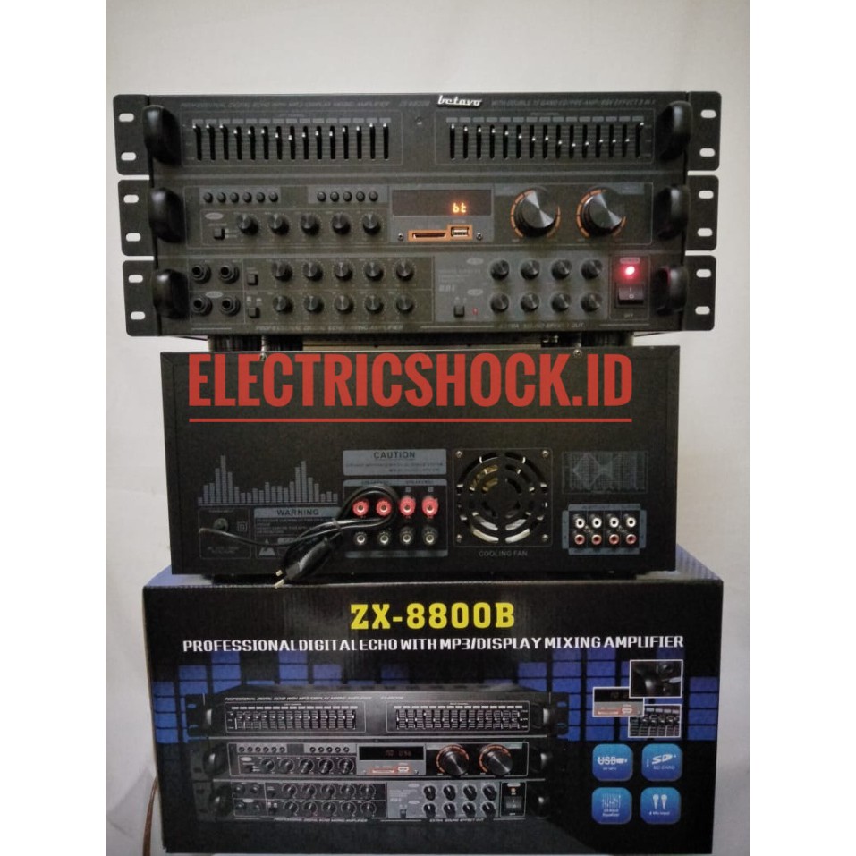 POWER AMPLIFIER BETAVO ZX 8800B / ZX8800B GOOD QUALITY