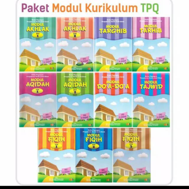Paket modul TPQ dan Tpa,dan Tk islam