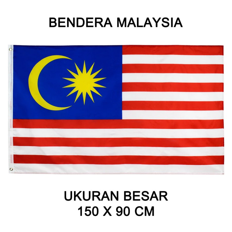 Bendera Malaysia ukuran besar