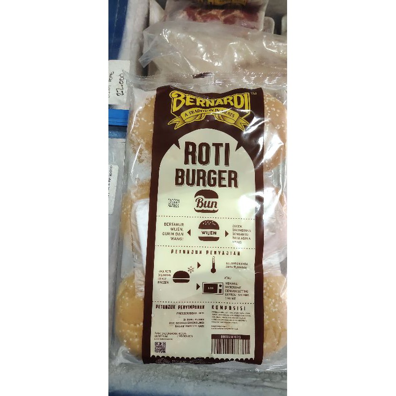 

Roti Bernardi burger wijen isi 6