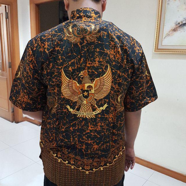 Kemeja Batik Pria Ppbtk07 Modern Lengan Panjang Casual Modis Trendy Masa Kini M L Xl Asli Pekalongan
