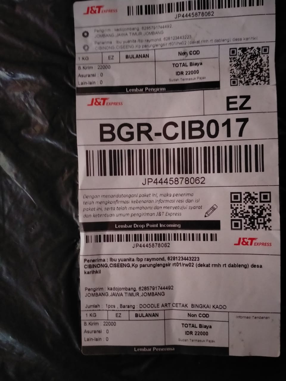 Doodle Art Cetak + Bingkai Kado Wisuda/ultah/anniv Dll