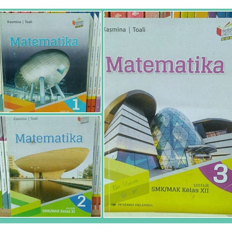 MATEMATIKA SMK X XI XII ERLANGGA K13 BEKAS