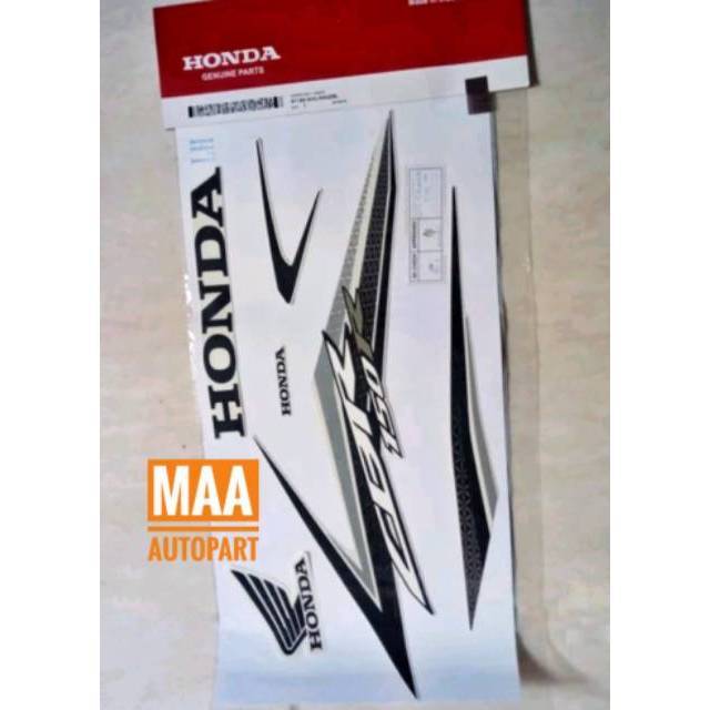 Sticker Stiker Striping Body List New CBR150R CBR 150 R Led K45G Putih Mutiara Asli