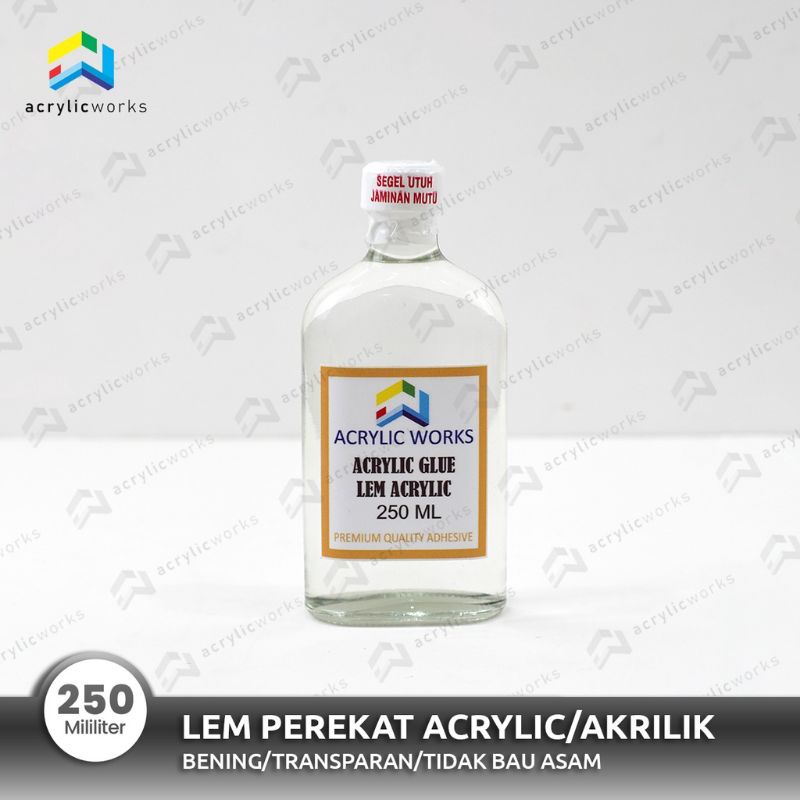 

Lem Perekat Acrylic Akrilik Transparant Bening Tidak Berbau Asam Isi 250 Ml Murah