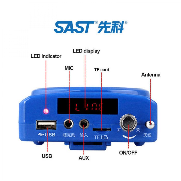 Jual Mic Pengeras Suara Megaphone Presentasi  Portable Speaker Murah