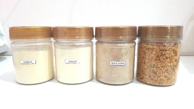 RASA Bawang Putih garlic, Merah shallot, Bombai onion bubuk powder bumbu rempah asli alami