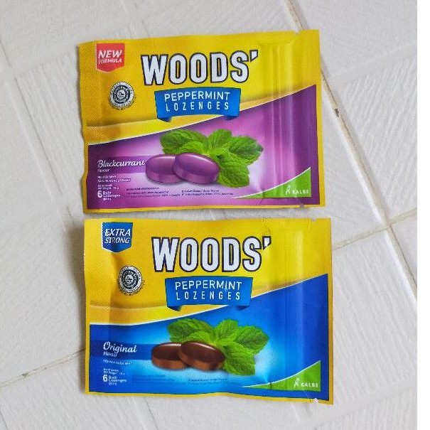 

Permen Woods Pepermint Lozenges Isi 6 Butir